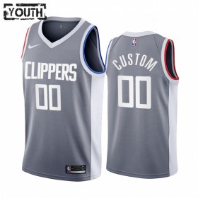 Maillot Basket Enfant Los Angeles Clippers Personnalisé 2020-21 Earned Edition Swingman